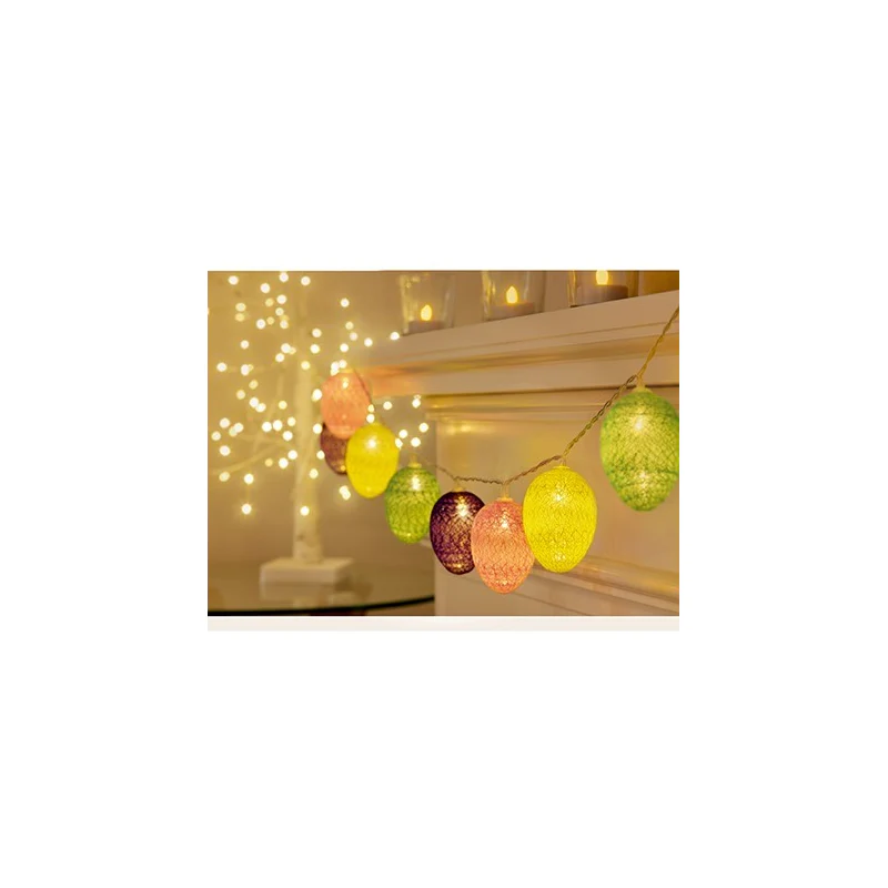 10 LED Battery Operated Easter Egg Lights - 2 assorted - Image 2