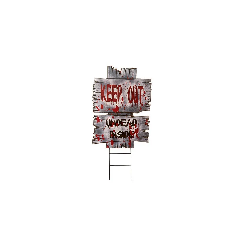 39cm Direction Boards with Halloween Messages - Image 3