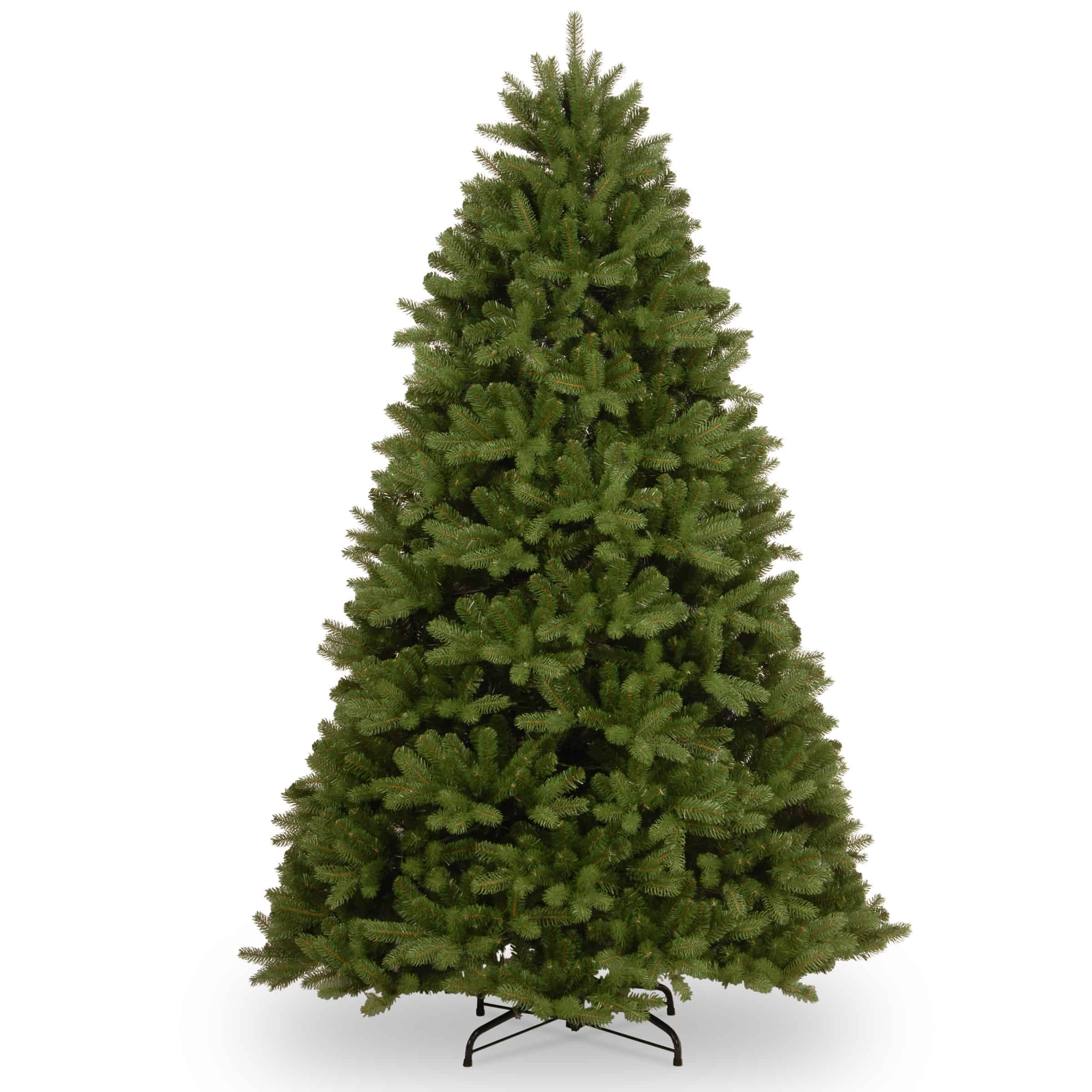 6 1/2 Feel Real Newberry Spruce  Tree with 650 Warm White LED Lights & Caps-BS - Image 2