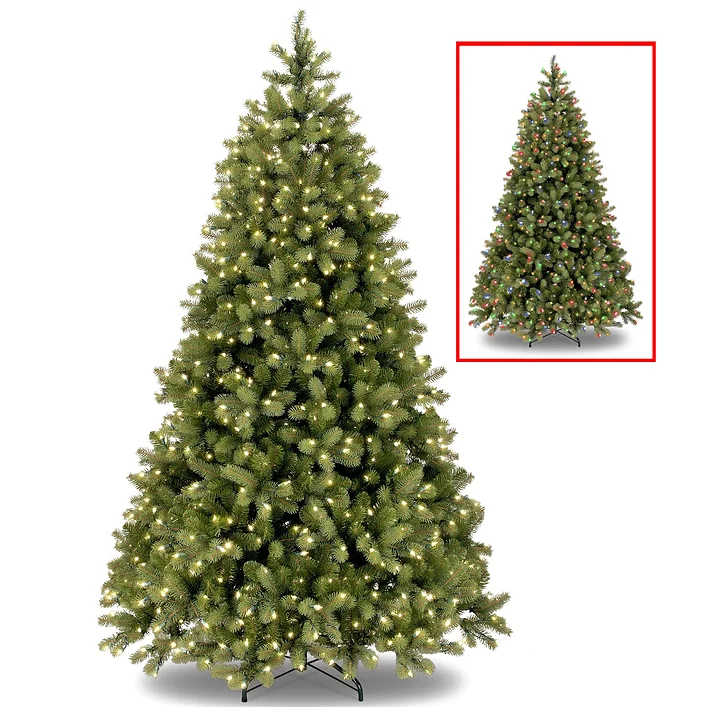 7 1/2Feel Real Bayberry Spruce Tree with 650 Dual Color LED Lights & Caps BS-10 Functions - Image 2