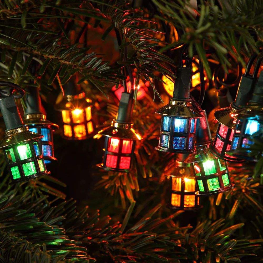 80 MULTICOLOUR LED VICTORIAN LANTERN STRING LIGHT - Image 5