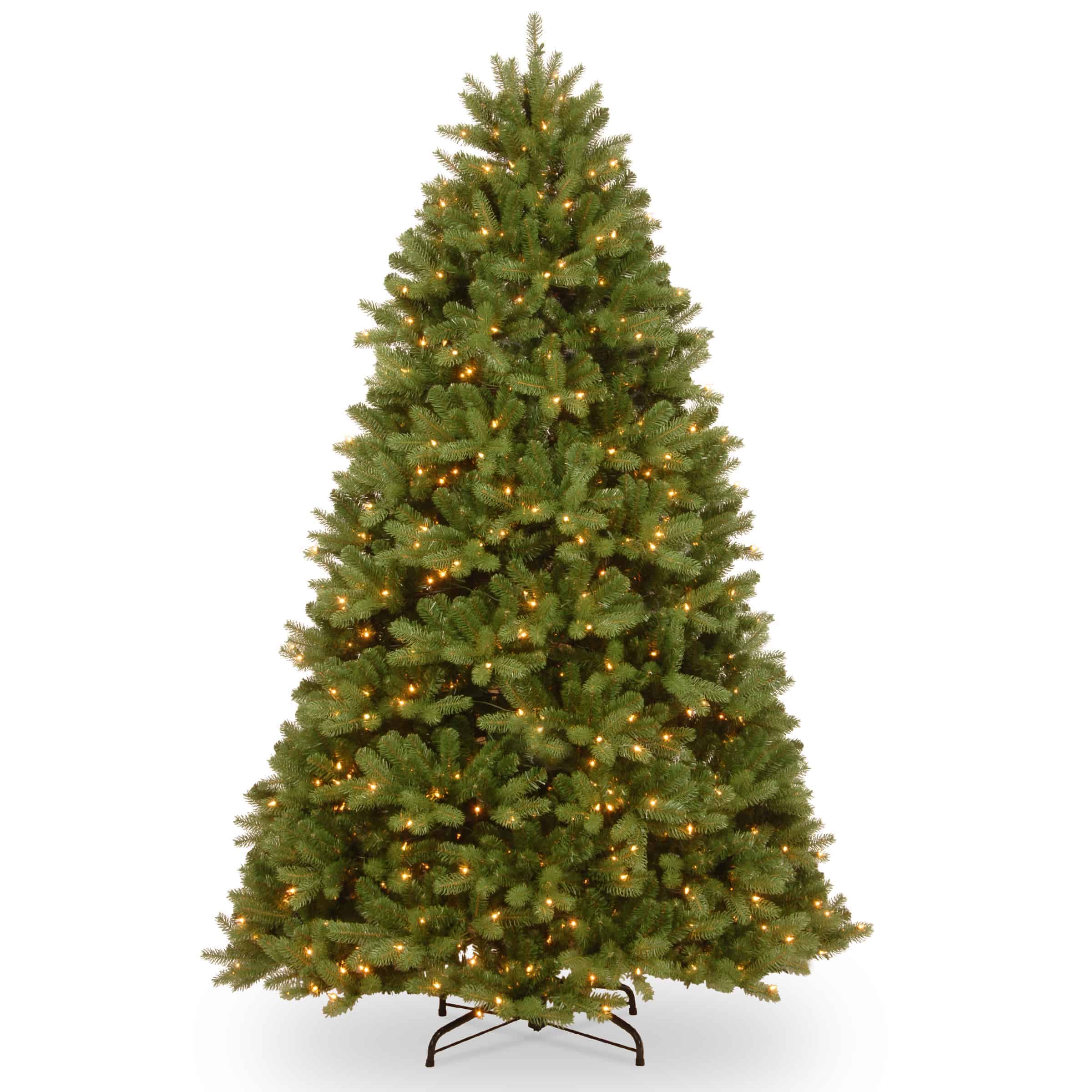 9 Feel Real Bayberry Spruce Tree with 800 Warm White LED Lights & Caps-BS