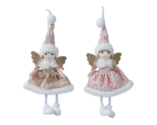 Angel polyester gold wing with hat L.11cm x W.3.5cm x H.24cm