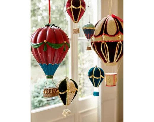 Balloon polyresin balloon red/white L.17cm x W.17cm x H.25.5cm
D.17cm - Image 2