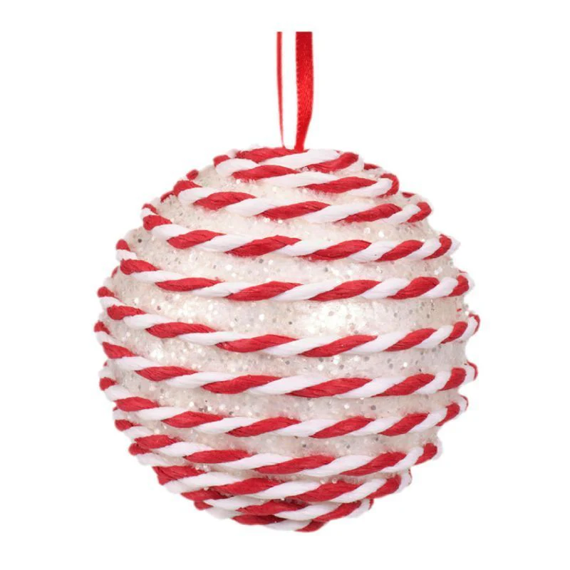 Bauble foam glitter D.8cm - Image 2