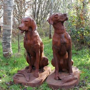 Cast Iron Sussex Gun Dog Statue - Image 2