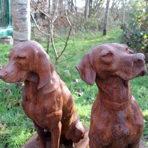 Cast Iron Sussex Gun Dog Statue - Image 3