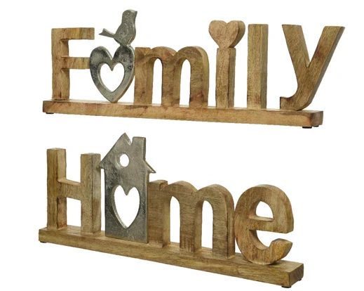 Decoration aluminium home - heart