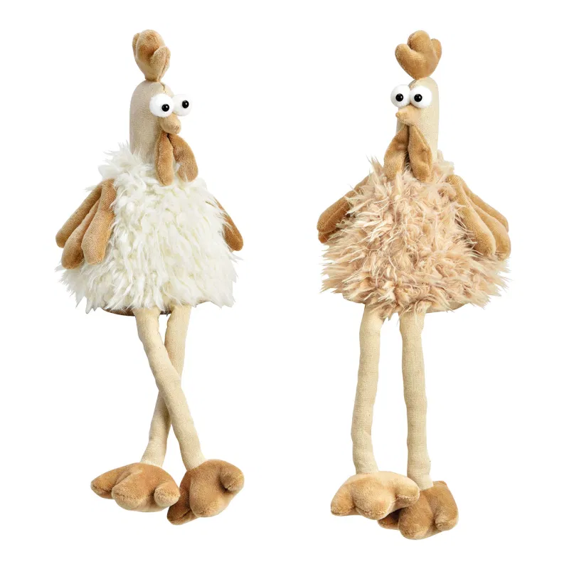 Edge stool chicken, (W/H/D) 17x40x13cm