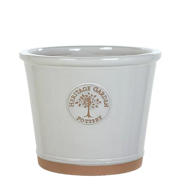 Edward V White Pot Ø17cm