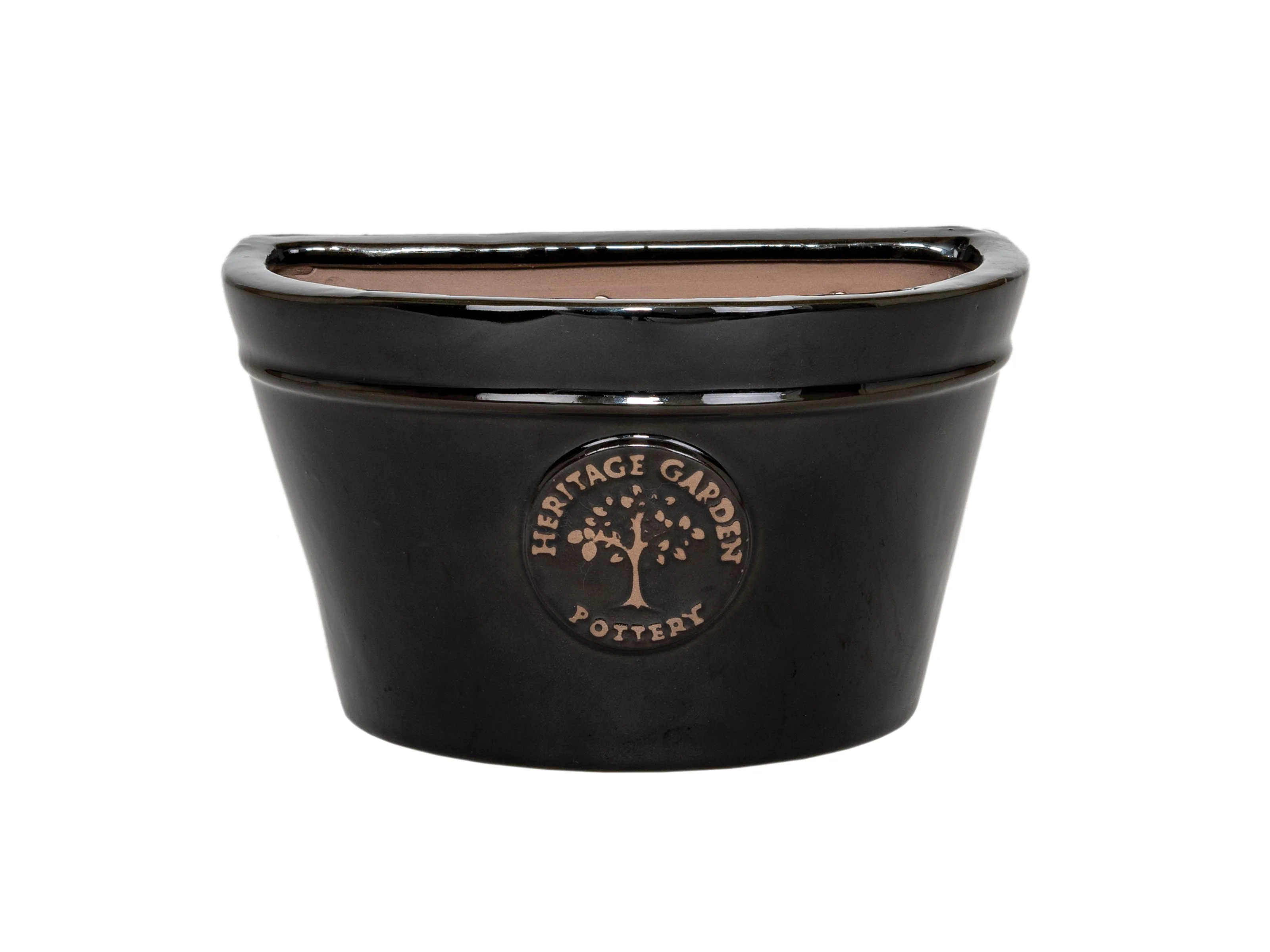 Edwardian Wall Pot Black Ø35cm