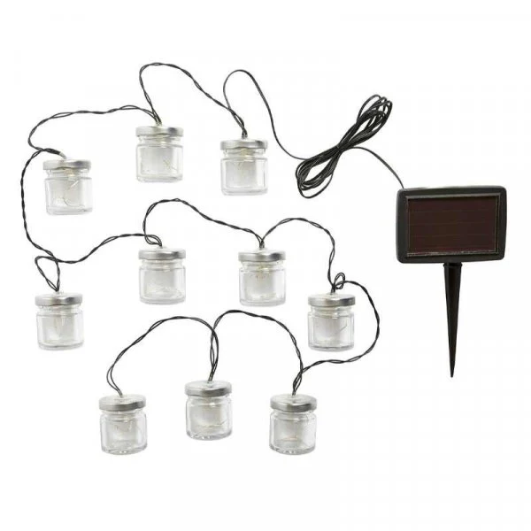 Firefly Jar Soalr String Lights Set of 10 - Image 2