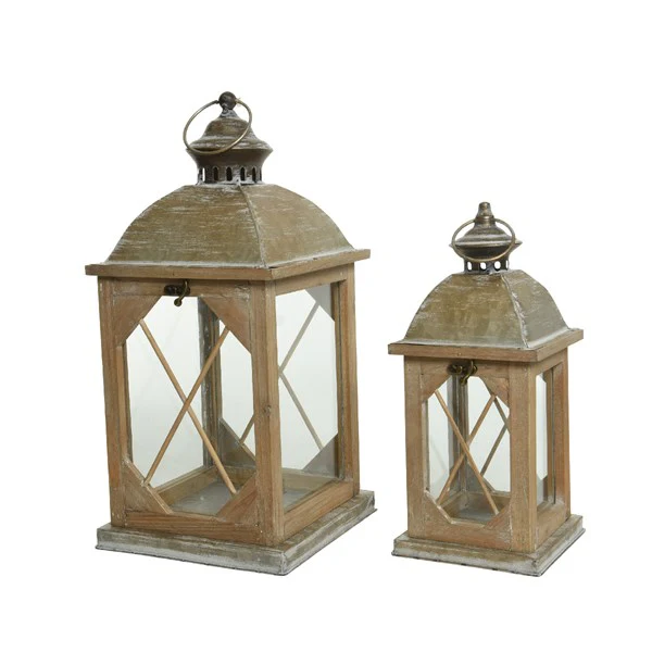 firwood lantern w zinc roof xsmall natural/colour(s)