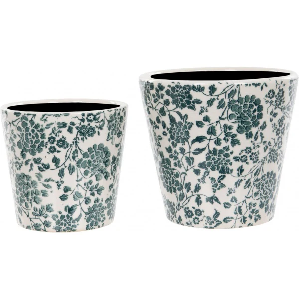 Floral Pot Green Ø17cm