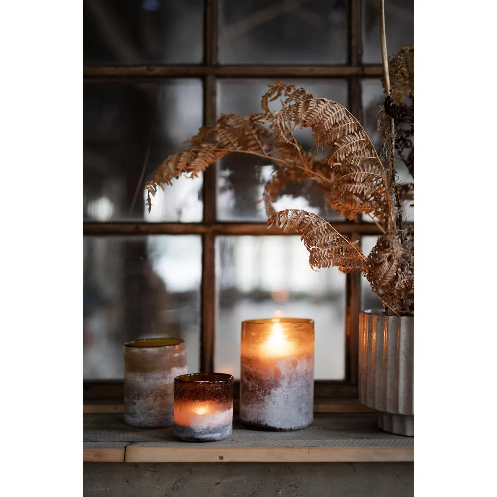 FROST Lantern/Pot M Light Brown 12x15cm - Image 2