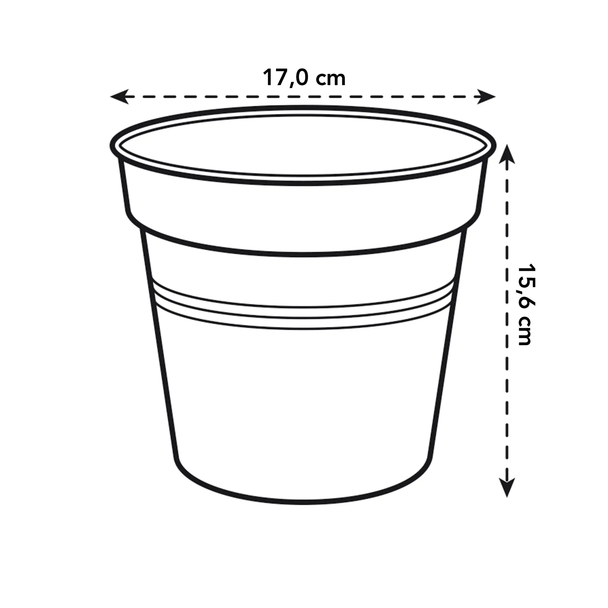 green basics growpot living black Ø17cm - Image 4