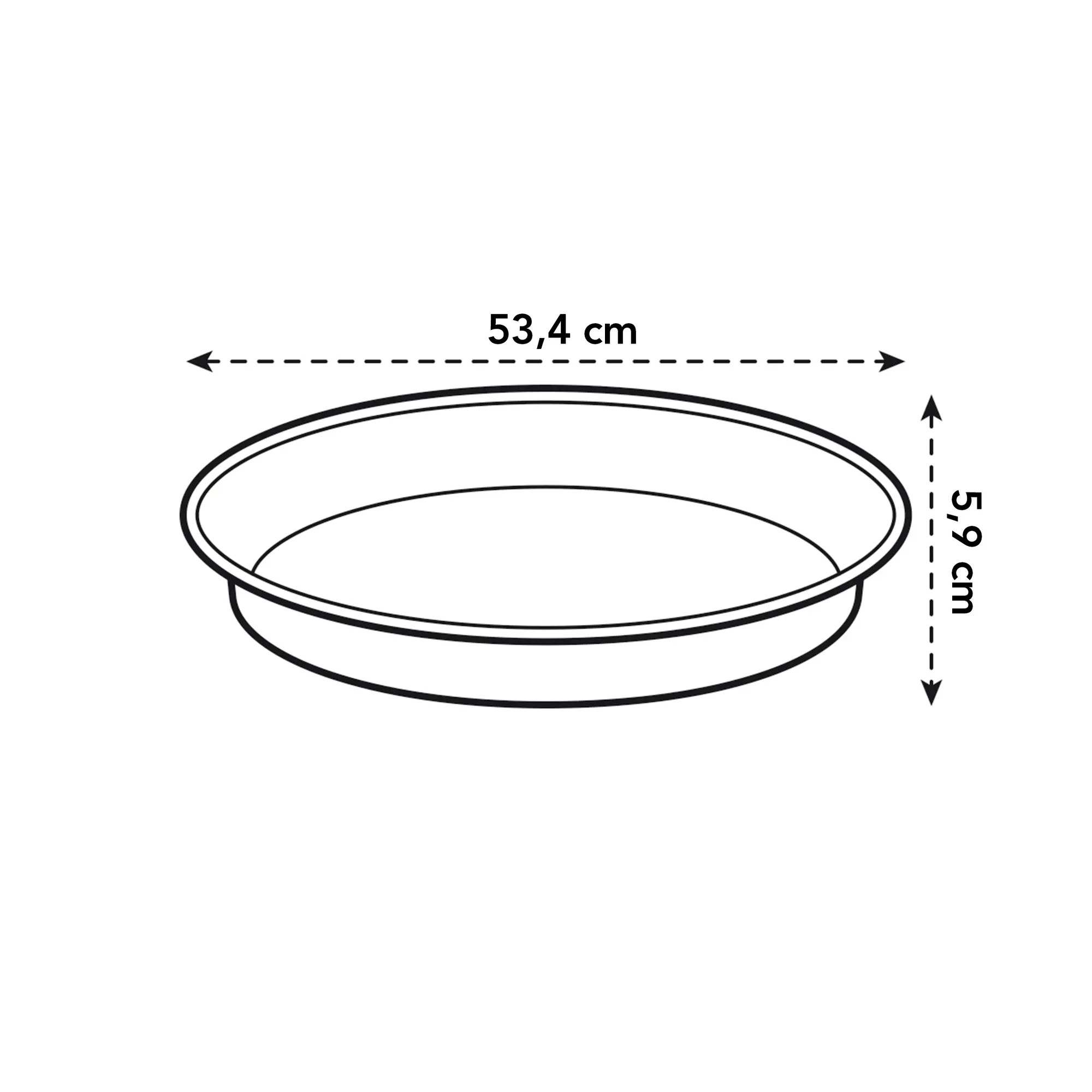 green basics saucer living black Ø53cm - Image 4
