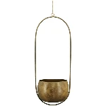 Hanging pot, Metall, 19x17x50 cm