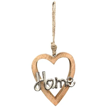 Heart Hanger Puri, Alu/wood - Image 3