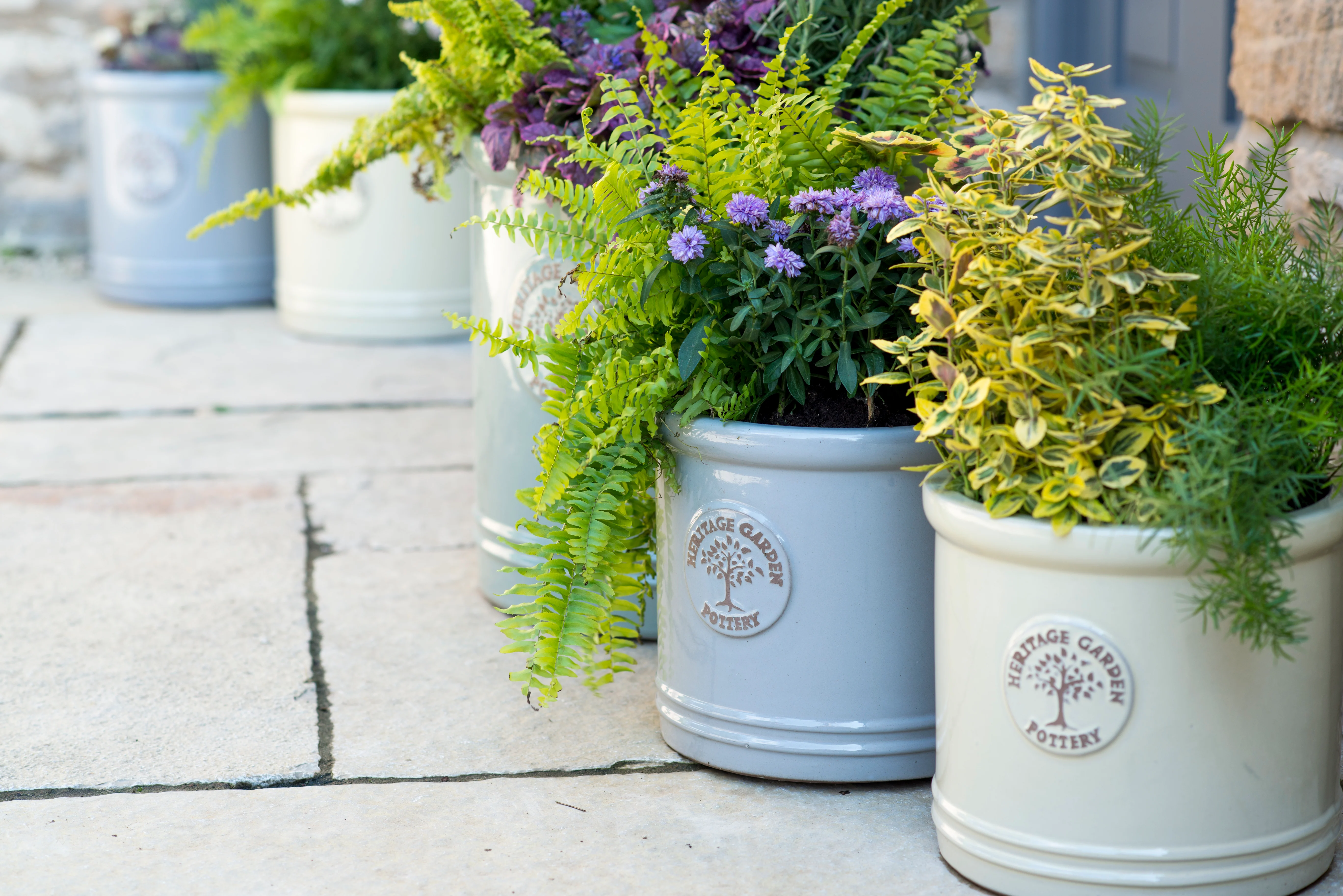Heritage Cylinder Pastel Grey Ø38cm - Image 2