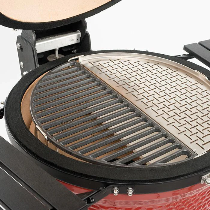 Kamado Joe Half Moon Cast Iron Cooking Grate -Classic Joe - Image 3