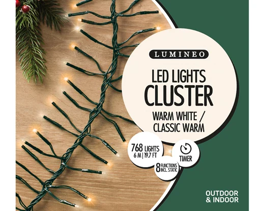 LED cluster lights L600cm classic warm - Image 3