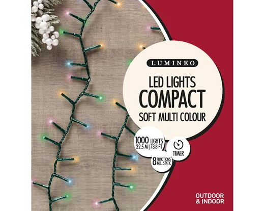 LED compact lights 1000L 2250cm rainbow