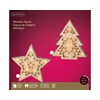 LED figure mdf tree & star Warm White - Image 3