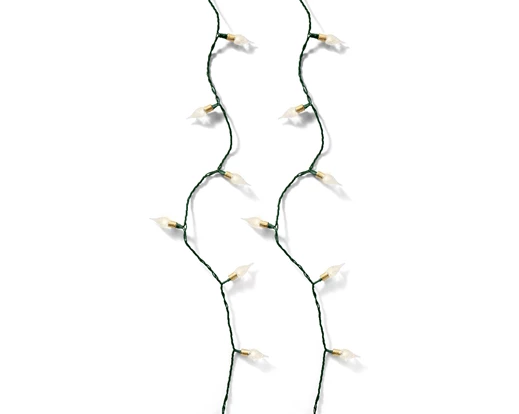 LED vintage lights gb 8 function twinkle effect indoor L2390cm - green/warm white - Image 3