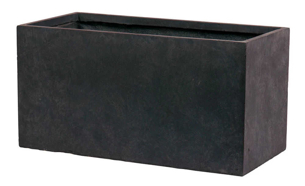 Liverpool 36G FibreclayTrough Dark Grey 80cm W35cm H35cm