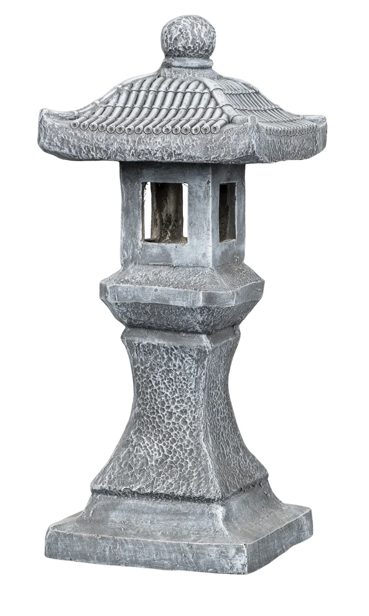 Lombok - Pagode 02E cement L29,5/W29,5/H66,5cm