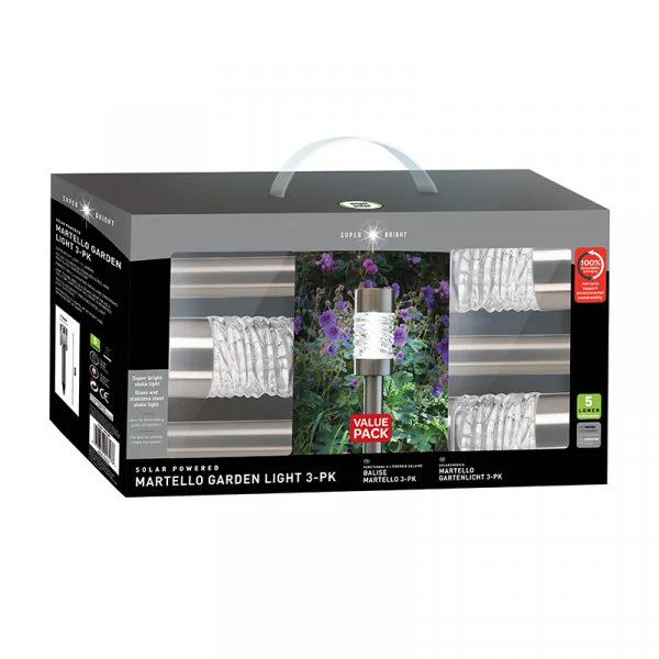 Martello 5L Stake Light, 3pc Carry Pack, FSDU 20 - Image 3