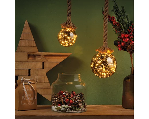 Micro LED ball steady BO indoor smokey/classic warm dia20cm - Image 4