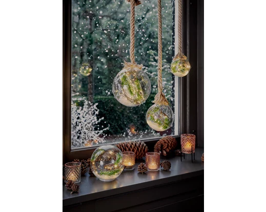 Micro LED ball steady BO indoor transparent/warm white D.10cm - Image 4