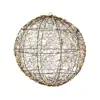Micro LED frame light gb metal ball steady outdoor black/classic warm D.38cm - Image 2