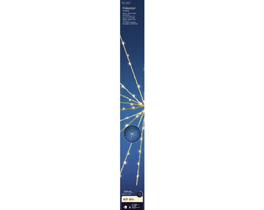 Micro LED polestar lights gb flashing effect outdoor gold/warm white dia55cm - Image 2