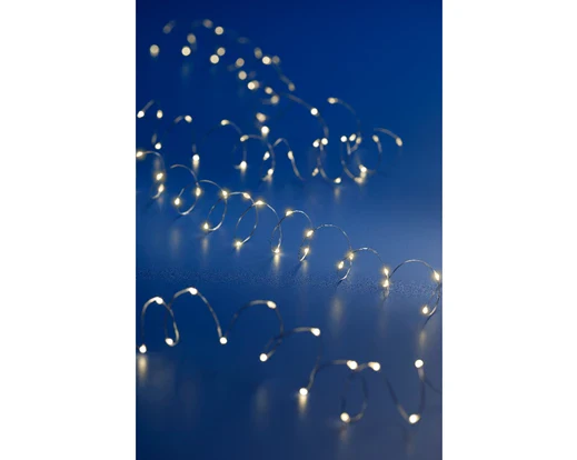 Micro LED stringlights 495cm - silver/warm white indoor - Image 4