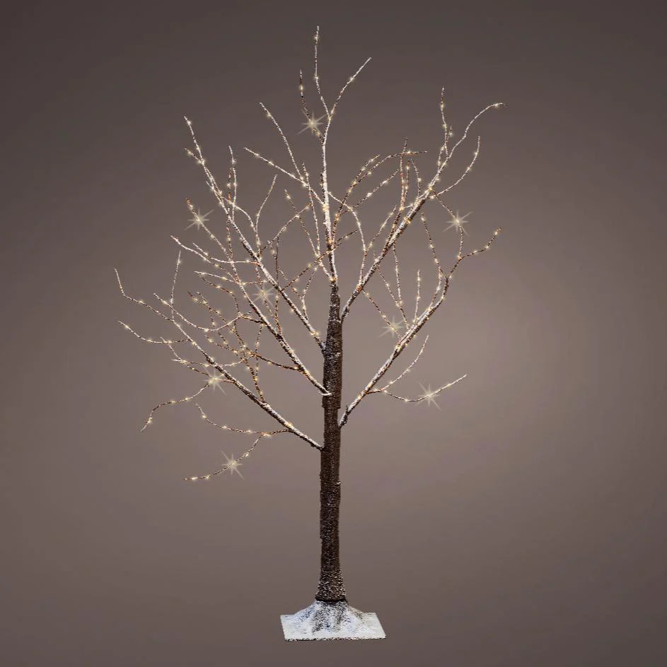 Micro LED tree gb pvc branch steady outdoor brown/warm white dia80cm x H.100cm