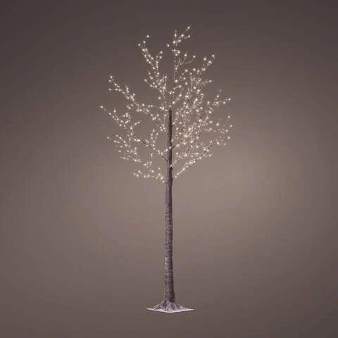 Micro LED tree gb pvc steady outdoor brown/warm white dia110cm x H.220cm