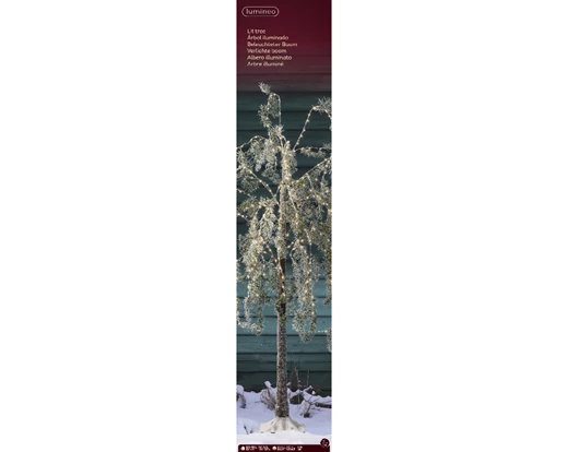 Micro LED tree gb pvc steady outdoor green/warm white dia70cm x H.150cm - Image 2