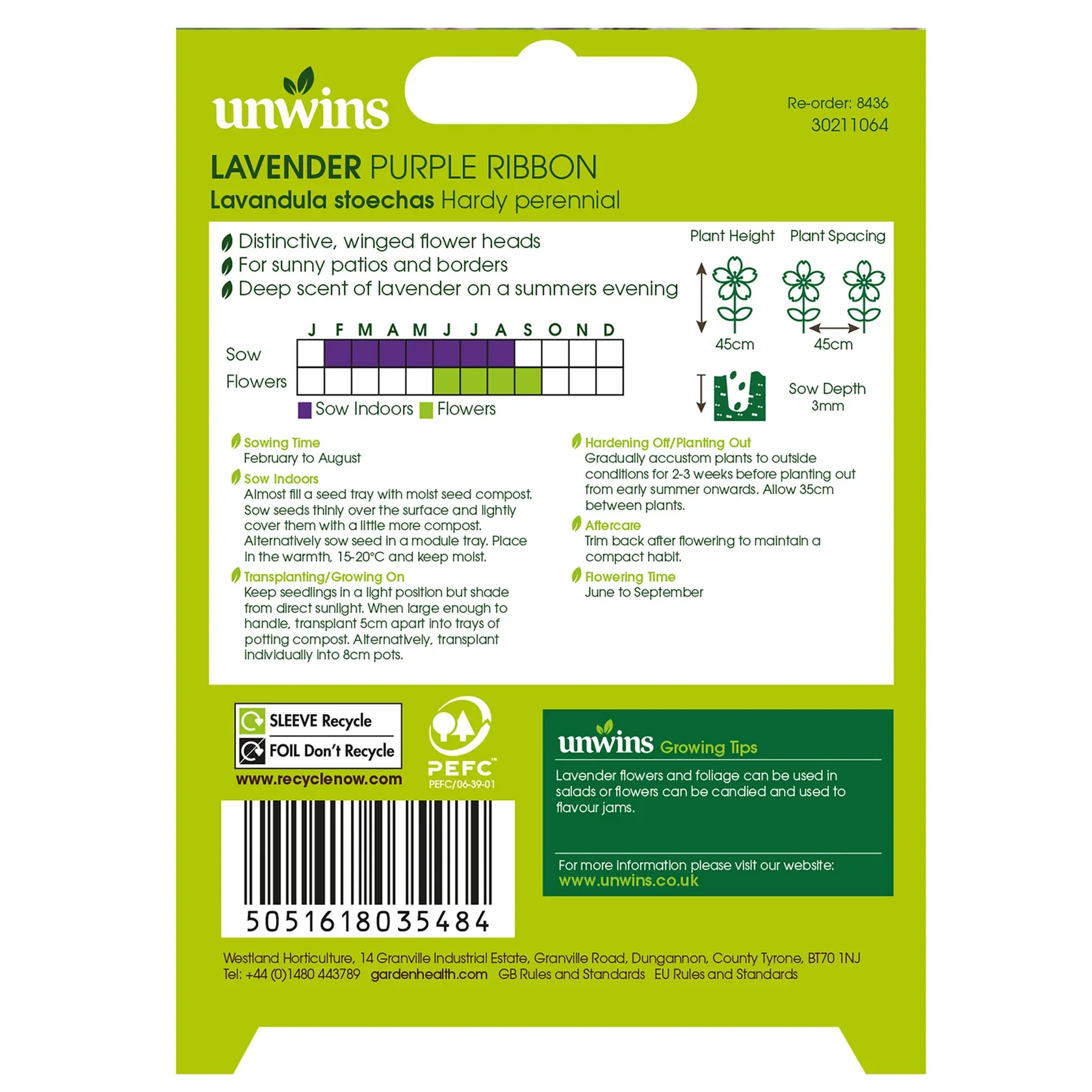 NH Lavender Purple RibbonFlower - New 2023 - Image 2