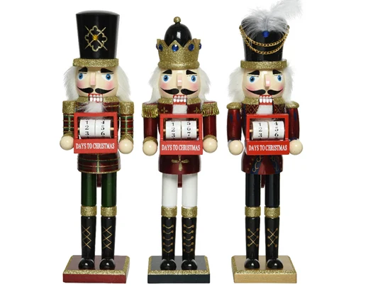 Nutcracker firwood oxblood/colour(s) L.9.5cm x W.10cm x H.38cm