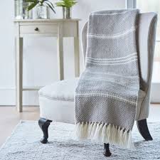 Oxford Stripe Blanket Chinchilla - Image 2