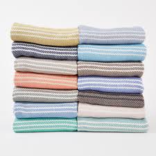 Oxford Stripe Blanket Coral - Image 4