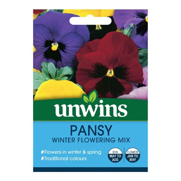 Pansy Winter Flowering Mix