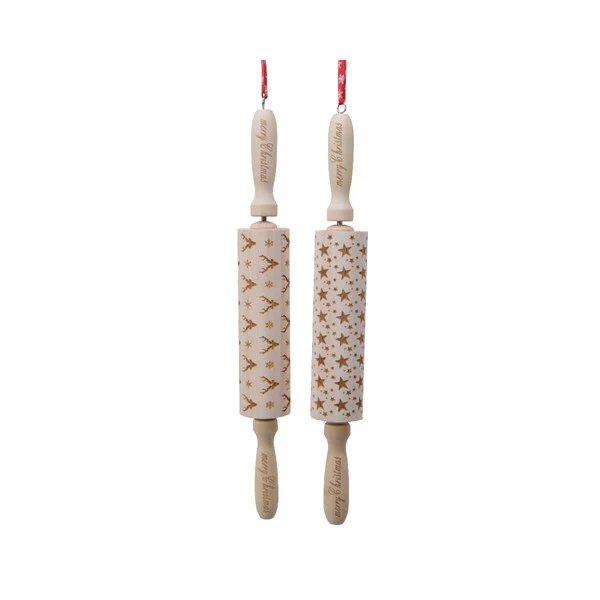 pinewood rolling pin 2ass natural