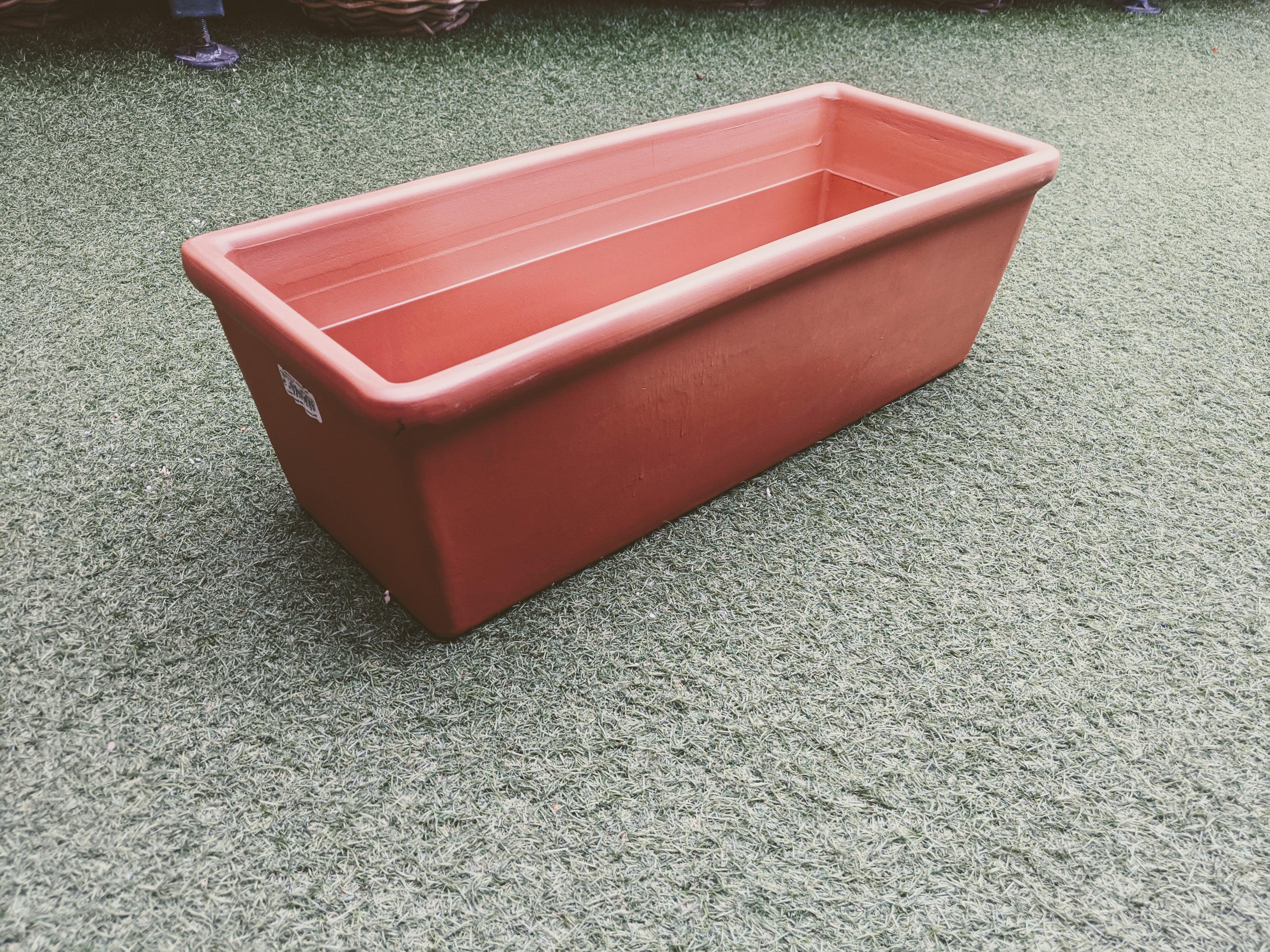 Plain Terracotta Window Box 50x21x17cm