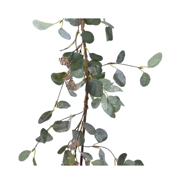 plc eucalyptus garland green frosted