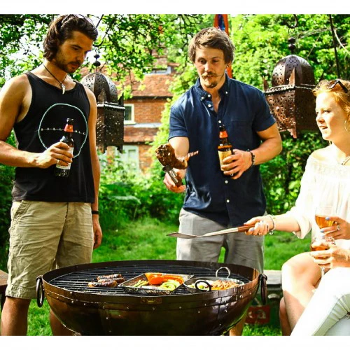 Recycled Kadai Kit Fire Pit 70cm - Image 4
