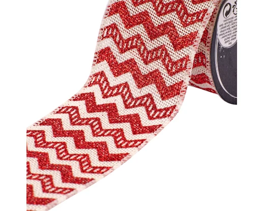 Ribbon jute 6ass red/colour(s) L.270cm x W.6cm x H.0.01cm - Image 8